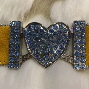 BB SIMON bling belt NWT Fabulous rare mustard yellow w Swarovski cryst & buckle B.B. Simon | Accessories | Bb Simon Bling Belt Nwt Fabulous  main image 4